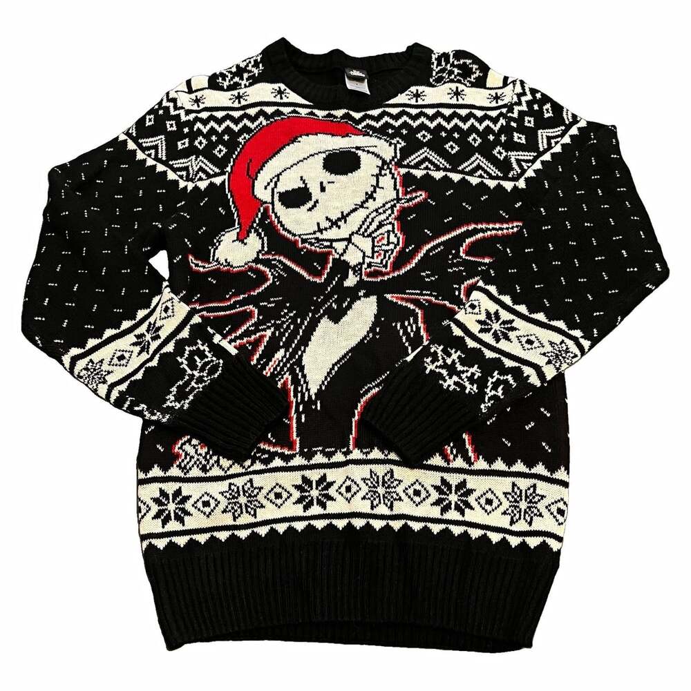 Ugly Christmas Sweater Women’s Small Nightmare Before Christmas Jack Skellington